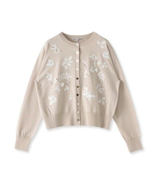 Viaggio Blu / ビアッジョブルー カーディガン・ボレロ | 【新色追加】ボタニカルモチーフ刺繍カーディガン | 詳細27