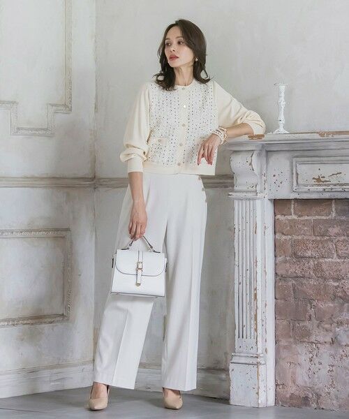 Viaggio Blu / ビアッジョブルー カーディガン・ボレロ | リボンドットツイードカーディガン | 詳細7