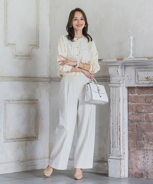 Viaggio Blu / ビアッジョブルー カーディガン・ボレロ | リボンドットツイードカーディガン | 詳細8