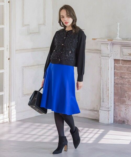 Viaggio Blu / ビアッジョブルー カーディガン・ボレロ | リボンドットツイードカーディガン | 詳細12