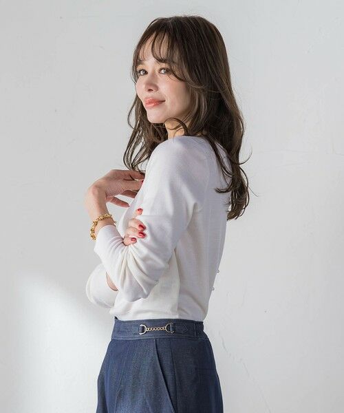 Viaggio Blu / ビアッジョブルー ニット・セーター | 【新色追加】BRISBANE前後2WAYパールニット | 詳細2