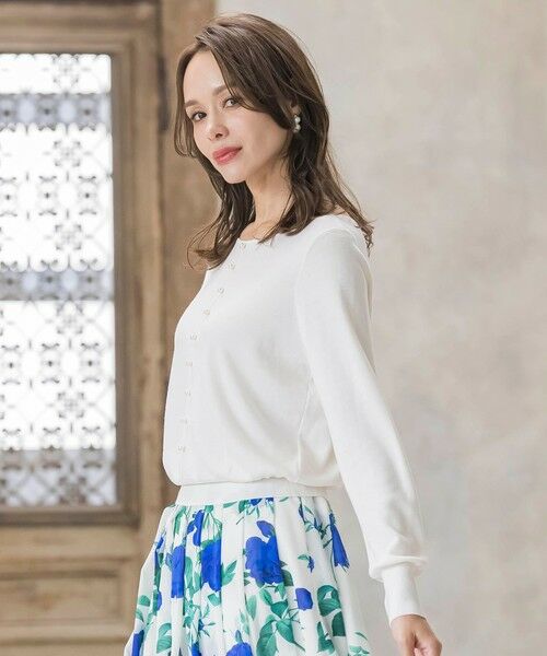 Viaggio Blu / ビアッジョブルー ニット・セーター | 【新色追加】BRISBANE前後2WAYパールニット | 詳細7