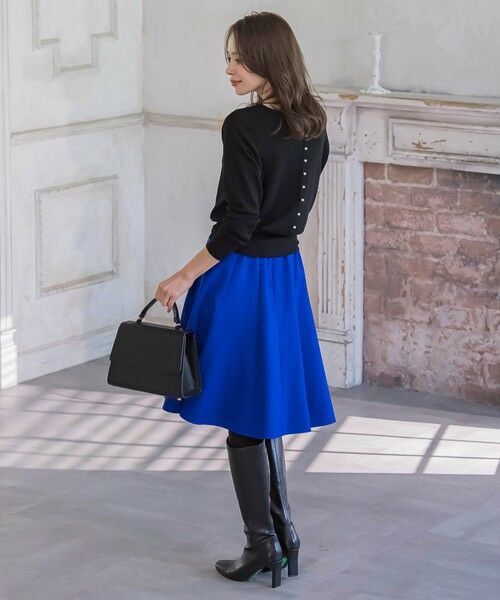 Viaggio Blu / ビアッジョブルー ニット・セーター | 【新色追加】BRISBANE前後2WAYパールニット | 詳細12