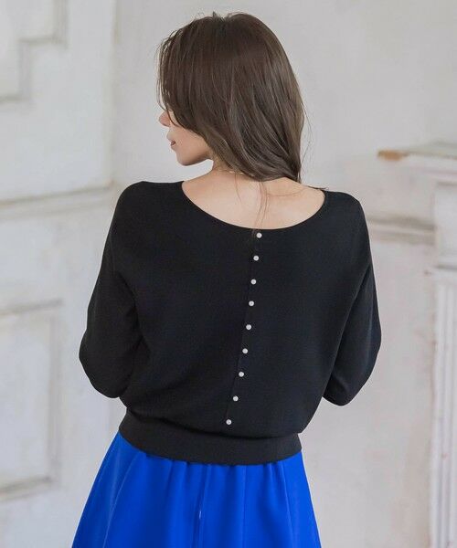 Viaggio Blu / ビアッジョブルー ニット・セーター | 【新色追加】BRISBANE前後2WAYパールニット | 詳細15