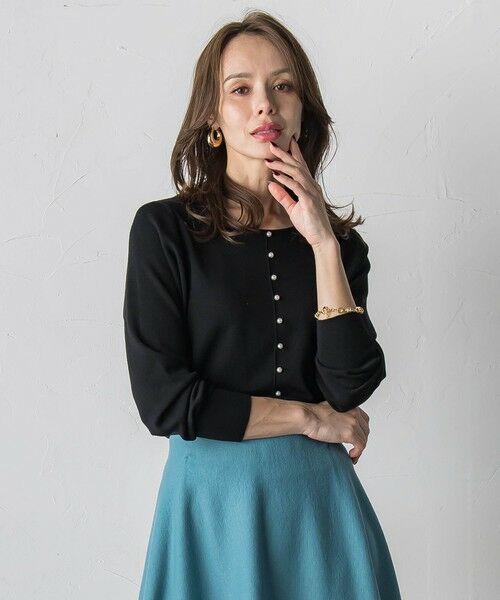 Viaggio Blu / ビアッジョブルー ニット・セーター | 【新色追加】BRISBANE前後2WAYパールニット | 詳細18