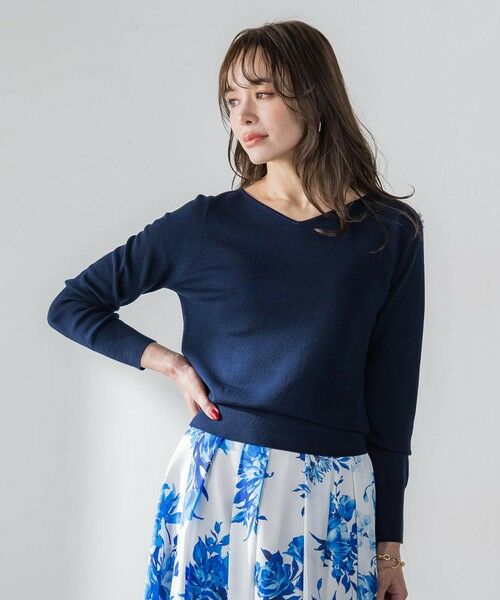 Viaggio Blu / ビアッジョブルー ニット・セーター | 【新色追加】BRISBANE前後2WAYパールニット | 詳細24