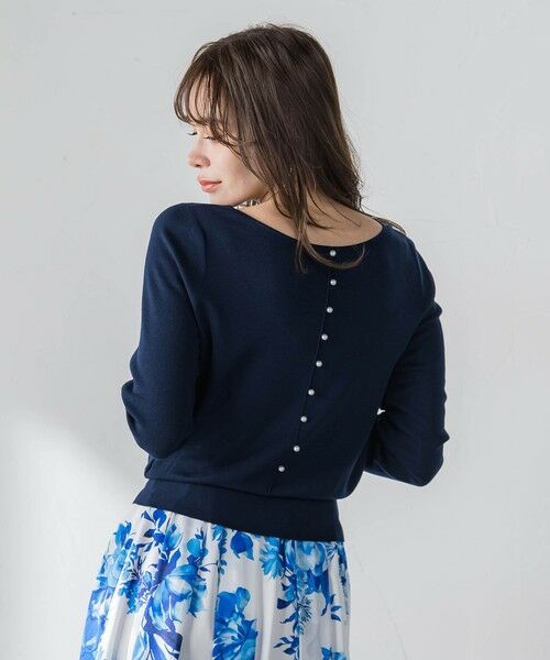 Viaggio Blu / ビアッジョブルー ニット・セーター | 【新色追加】BRISBANE前後2WAYパールニット | 詳細26