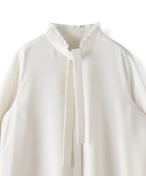 Viaggio Blu / ビアッジョブルー シャツ・ブラウス | フリルネックボウタイブラウス≪洗濯機で洗える≫ | 詳細15