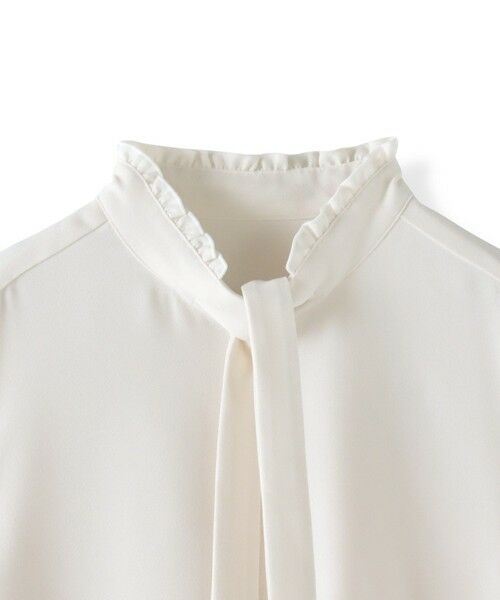 Viaggio Blu / ビアッジョブルー シャツ・ブラウス | フリルネックボウタイブラウス≪洗濯機で洗える≫ | 詳細16