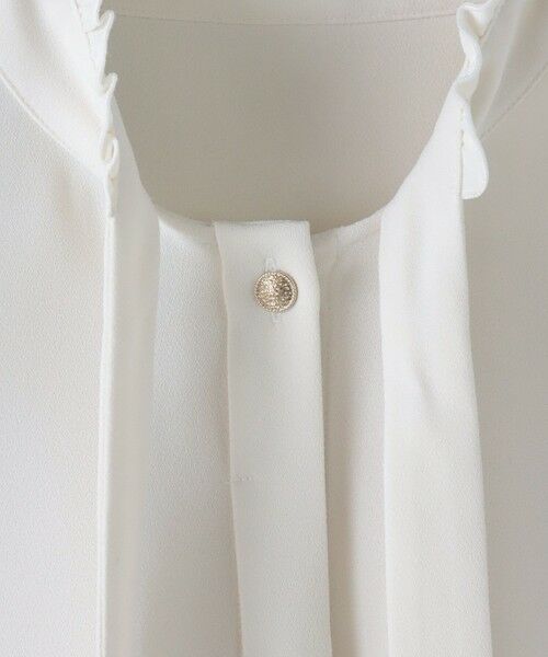 Viaggio Blu / ビアッジョブルー シャツ・ブラウス | フリルネックボウタイブラウス≪洗濯機で洗える≫ | 詳細19