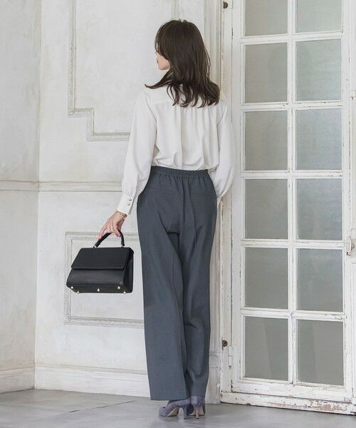 Viaggio Blu / ビアッジョブルー シャツ・ブラウス | フリルネックボウタイブラウス≪洗濯機で洗える≫ | 詳細8