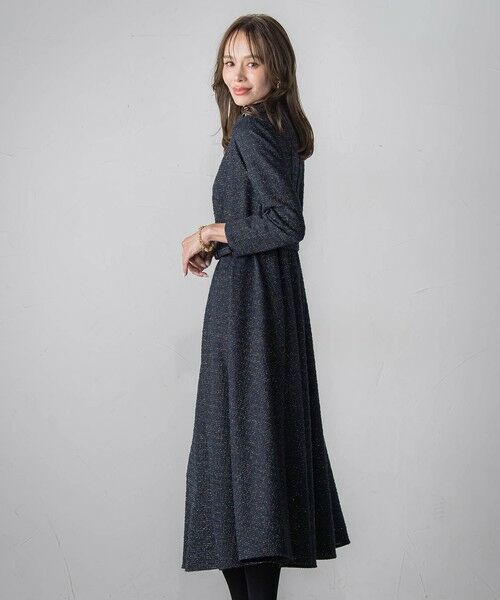 Viaggio Blu / ビアッジョブルー ロング・マキシ丈ワンピース | ツイードラメワンピース | 詳細2