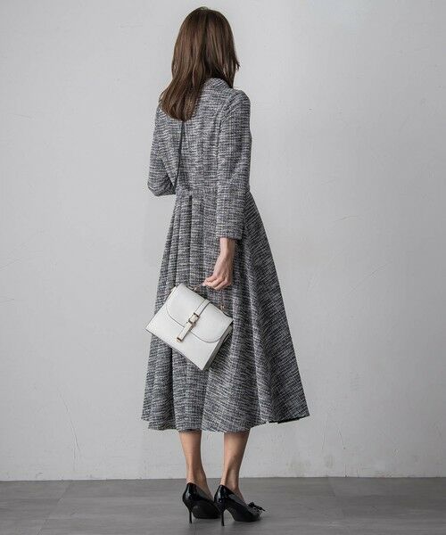 Viaggio Blu / ビアッジョブルー ロング・マキシ丈ワンピース | ツイードラメワンピース | 詳細13