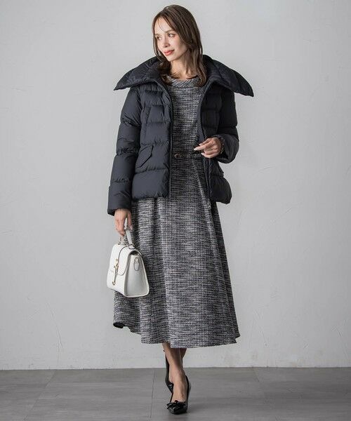 Viaggio Blu / ビアッジョブルー ロング・マキシ丈ワンピース | ツイードラメワンピース | 詳細14