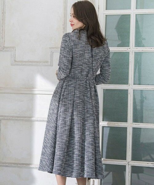 Viaggio Blu / ビアッジョブルー ロング・マキシ丈ワンピース | ツイードラメワンピース | 詳細16