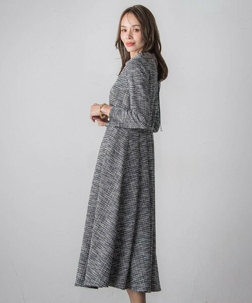 Viaggio Blu / ビアッジョブルー ロング・マキシ丈ワンピース | ツイードラメワンピース | 詳細9