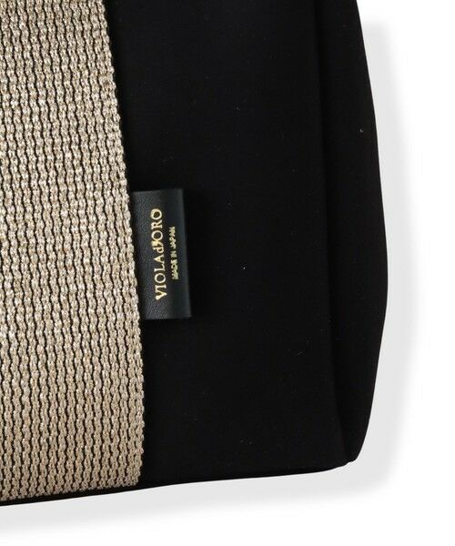 Viaggio Blu / ビアッジョブルー その他小物 | 【VIOLAd'ORO】ラメテープトートバッグ | 詳細8