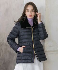 Viaggio Blu / ビアッジョブルー ダッフルコート | 襟ファーダウン