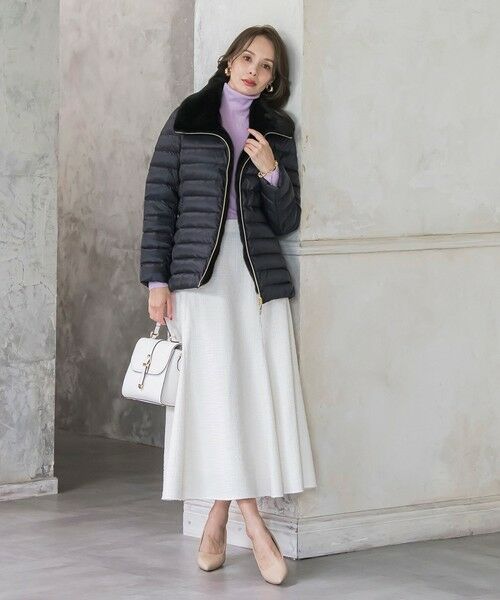 Viaggio Blu / ビアッジョブルー ダッフルコート | 襟ファーダウン | 詳細4