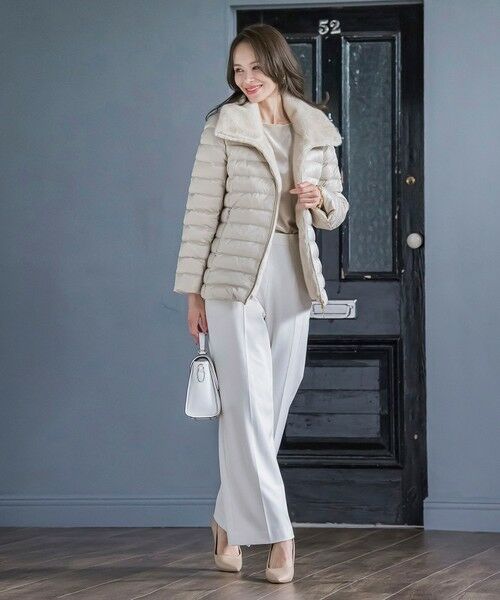 Viaggio Blu / ビアッジョブルー ダッフルコート | 襟ファーダウン | 詳細25