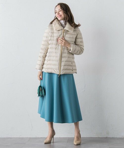 Viaggio Blu / ビアッジョブルー ダッフルコート | 襟ファーダウン | 詳細30