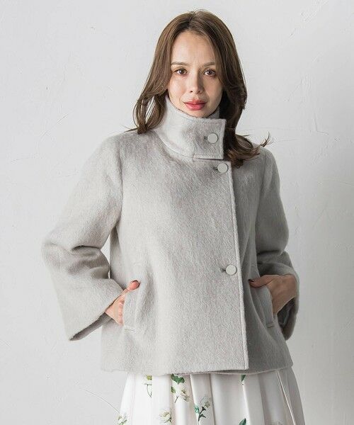 Viaggio Blu / ビアッジョブルー ダッフルコート | シャギーショートコート | 詳細1