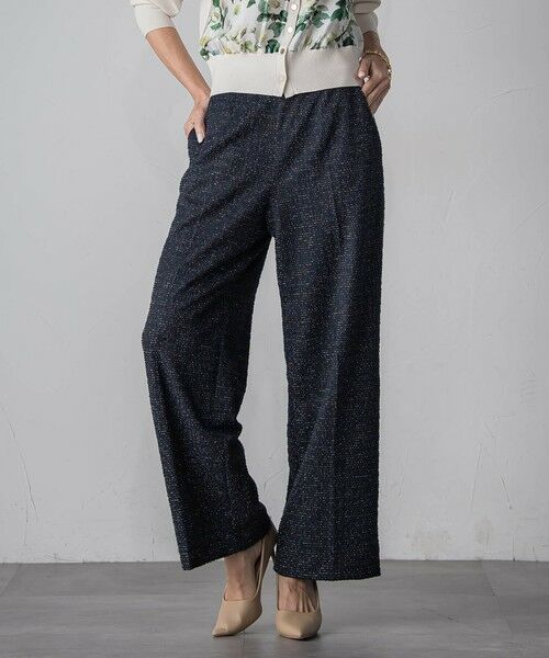 Viaggio Blu / ビアッジョブルー その他パンツ | ツイードラメワイドパンツ | 詳細1