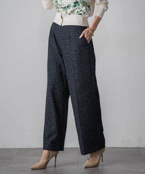 Viaggio Blu / ビアッジョブルー その他パンツ | ツイードラメワイドパンツ | 詳細2