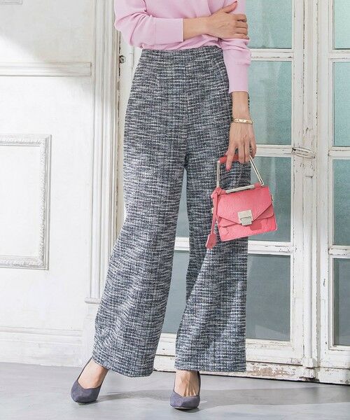 Viaggio Blu / ビアッジョブルー その他パンツ | ツイードラメワイドパンツ | 詳細12