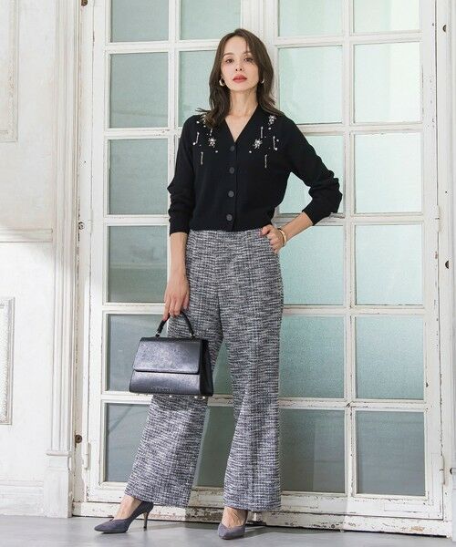 Viaggio Blu / ビアッジョブルー その他パンツ | ツイードラメワイドパンツ | 詳細18