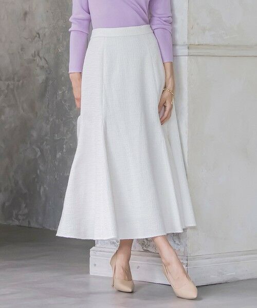 Viaggio Blu / ビアッジョブルー ミニ・ひざ丈スカート | ツイードラメマーメイドスカート | 詳細1