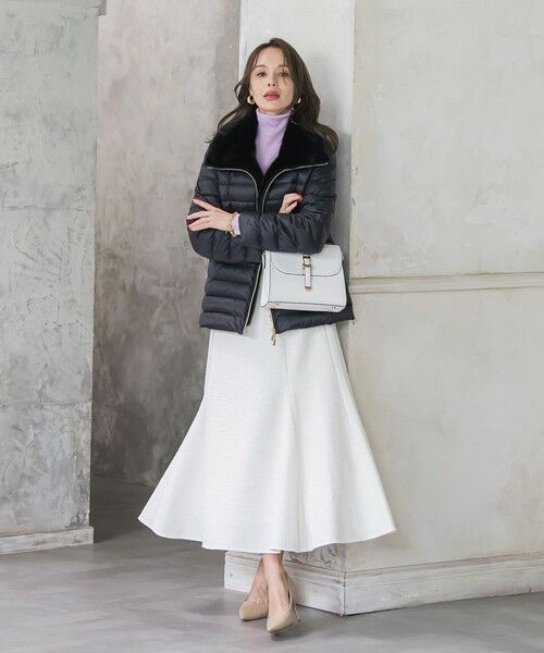 Viaggio Blu / ビアッジョブルー ミニ・ひざ丈スカート | ツイードラメマーメイドスカート | 詳細11