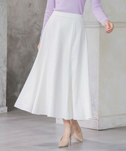 Viaggio Blu / ビアッジョブルー ミニ・ひざ丈スカート | ツイードラメマーメイドスカート | 詳細2