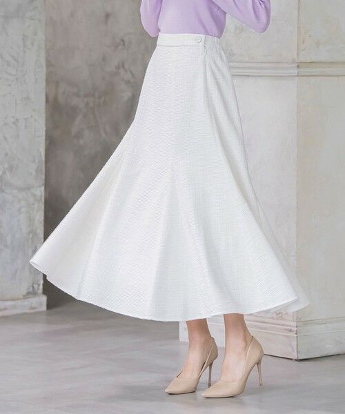 Viaggio Blu / ビアッジョブルー ミニ・ひざ丈スカート | ツイードラメマーメイドスカート | 詳細3