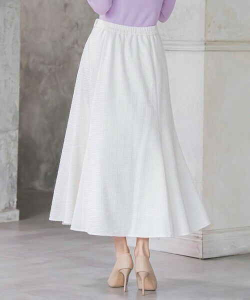 Viaggio Blu / ビアッジョブルー ミニ・ひざ丈スカート | ツイードラメマーメイドスカート | 詳細4