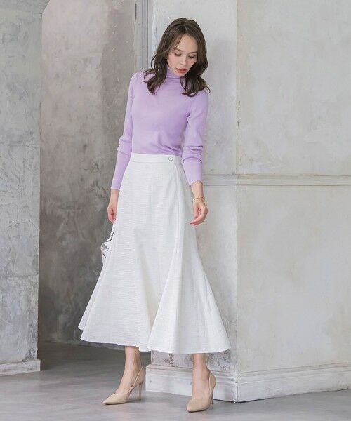 Viaggio Blu / ビアッジョブルー ミニ・ひざ丈スカート | ツイードラメマーメイドスカート | 詳細6