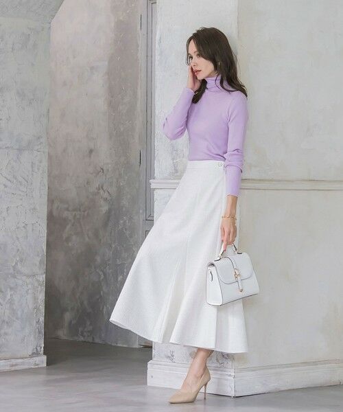 Viaggio Blu / ビアッジョブルー ミニ・ひざ丈スカート | ツイードラメマーメイドスカート | 詳細7