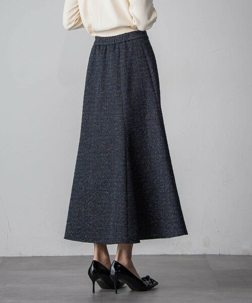 Viaggio Blu / ビアッジョブルー ミニ・ひざ丈スカート | ツイードラメマーメイドスカート | 詳細17