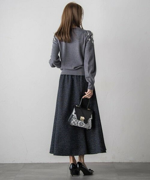 Viaggio Blu / ビアッジョブルー ミニ・ひざ丈スカート | ツイードラメマーメイドスカート | 詳細25