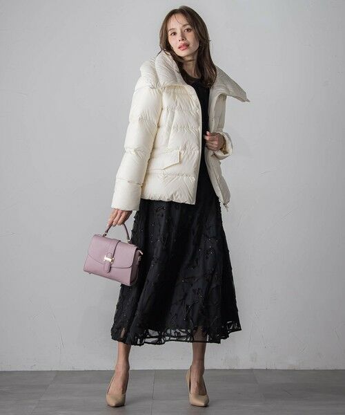 Viaggio Blu / ビアッジョブルー ミニ・ひざ丈スカート | スパンコールテープチュールスカート | 詳細10