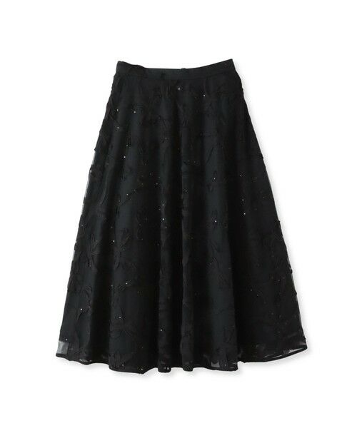 Viaggio Blu / ビアッジョブルー ミニ・ひざ丈スカート | スパンコールテープチュールスカート | 詳細17