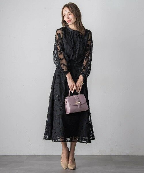 Viaggio Blu / ビアッジョブルー ミニ・ひざ丈スカート | スパンコールテープチュールスカート | 詳細5