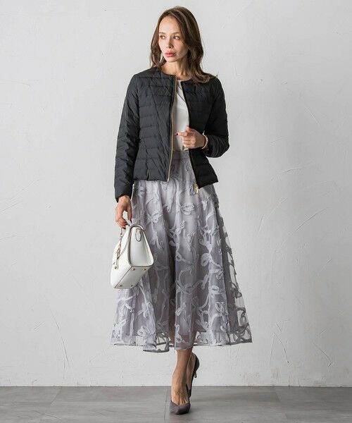 Viaggio Blu / ビアッジョブルー ミニ・ひざ丈スカート | スパンコールテープチュールスカート | 詳細24