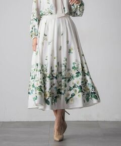 Viaggio Blu / ビアッジョブルー ミニ・ひざ丈スカート | クリスマスローズスカート