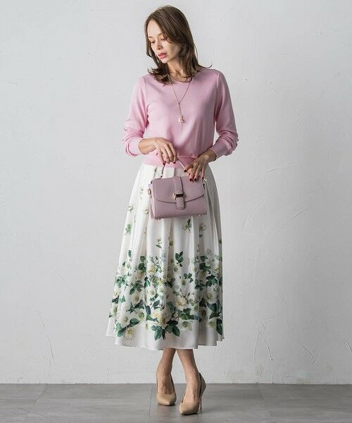 Viaggio Blu / ビアッジョブルー ミニ・ひざ丈スカート | クリスマスローズスカート | 詳細14