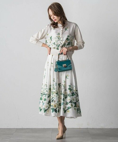 Viaggio Blu / ビアッジョブルー ミニ・ひざ丈スカート | クリスマスローズスカート | 詳細16