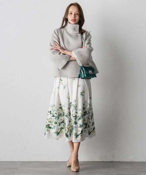 Viaggio Blu / ビアッジョブルー ミニ・ひざ丈スカート | クリスマスローズスカート | 詳細17