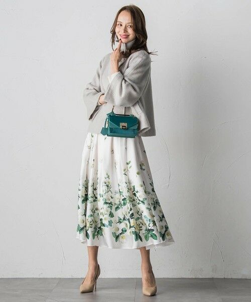 Viaggio Blu / ビアッジョブルー ミニ・ひざ丈スカート | クリスマスローズスカート | 詳細18
