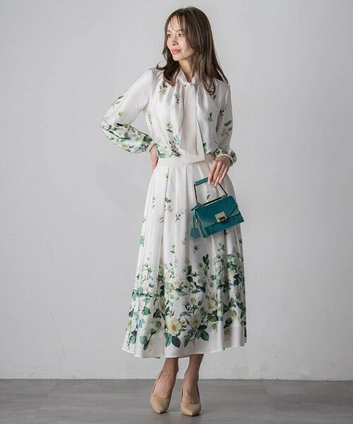 Viaggio Blu / ビアッジョブルー ミニ・ひざ丈スカート | クリスマスローズスカート | 詳細7