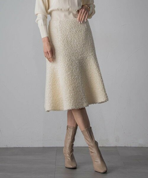 Viaggio Blu / ビアッジョブルー ミニ・ひざ丈スカート | ループツイードスカート | 詳細1